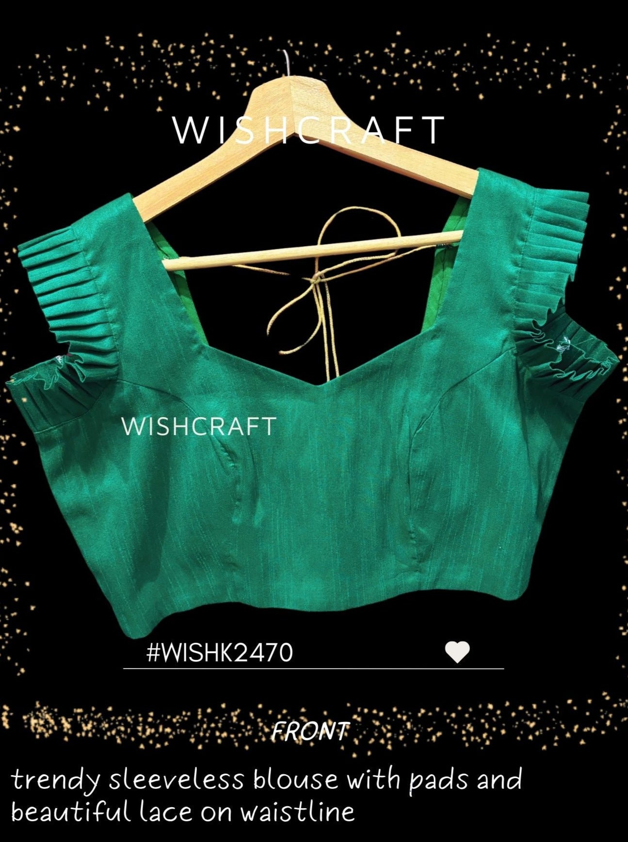 Radhika Style Trendy Saree Blouse | Limited edition Blouses | Wishcraft Boutique