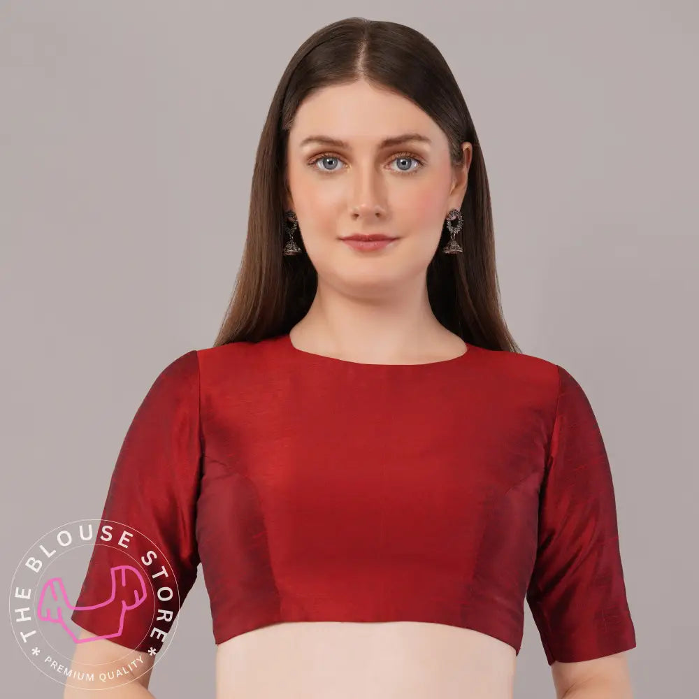 Trendy Blouse Collection #17 - High Neck Readymade Blouses for Modern Woman