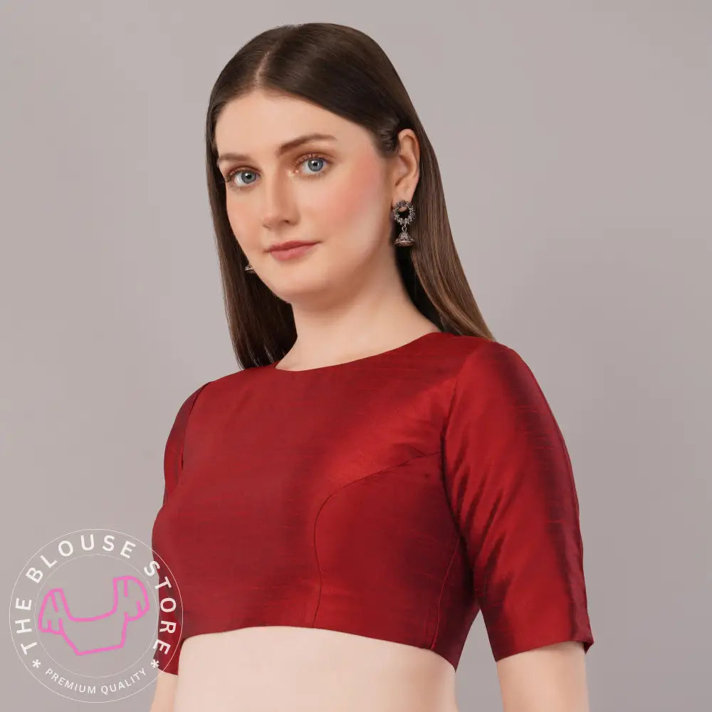 Trendy Blouse Collection #17 - High Neck Readymade Blouses for Modern Woman