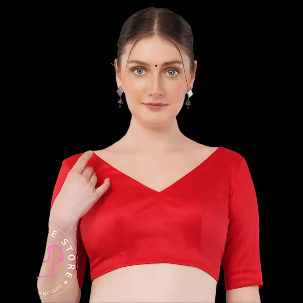 Trendy Blouse Collection #20 - Red Saree Blouse