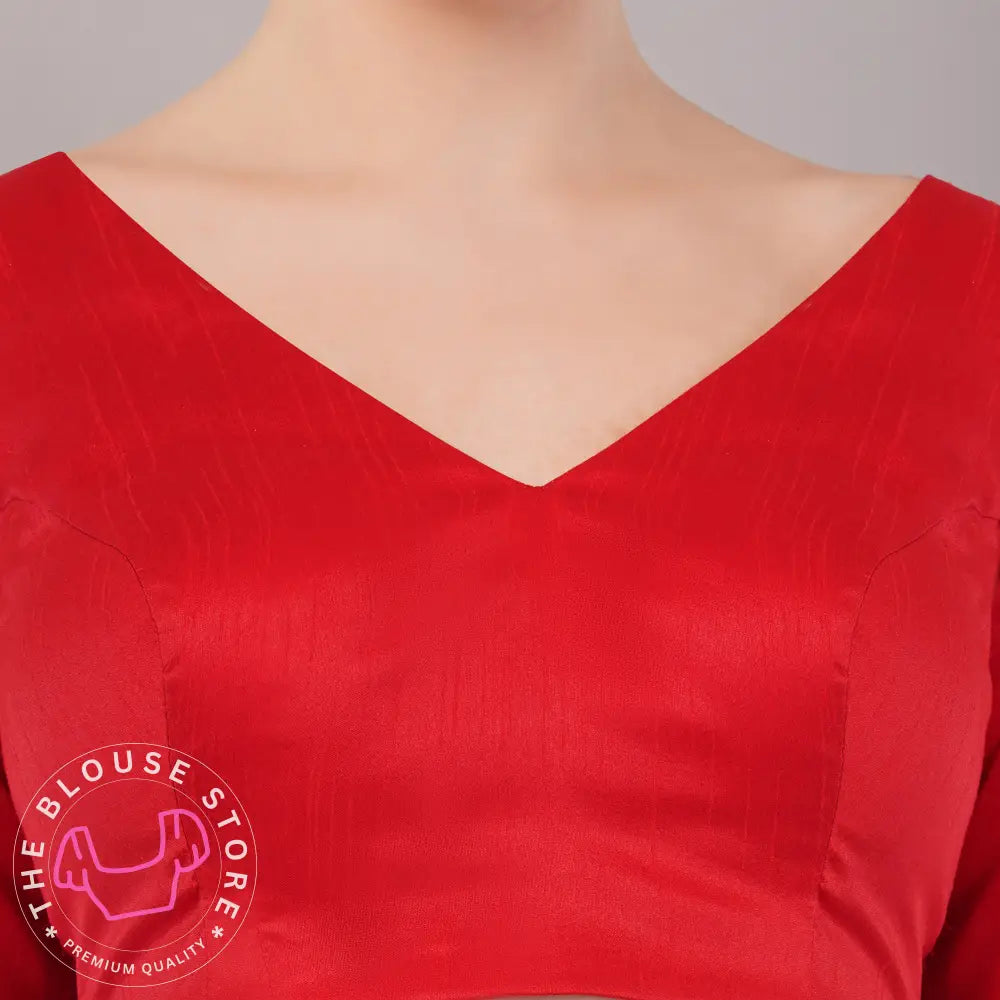 Trendy Blouse Collection #20 - Red Saree Blouse