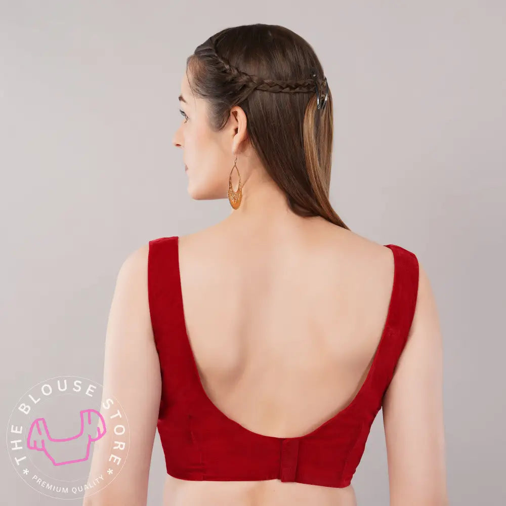 Chic Blouse Collection #54 - Gorgeous Maroon Blouse
