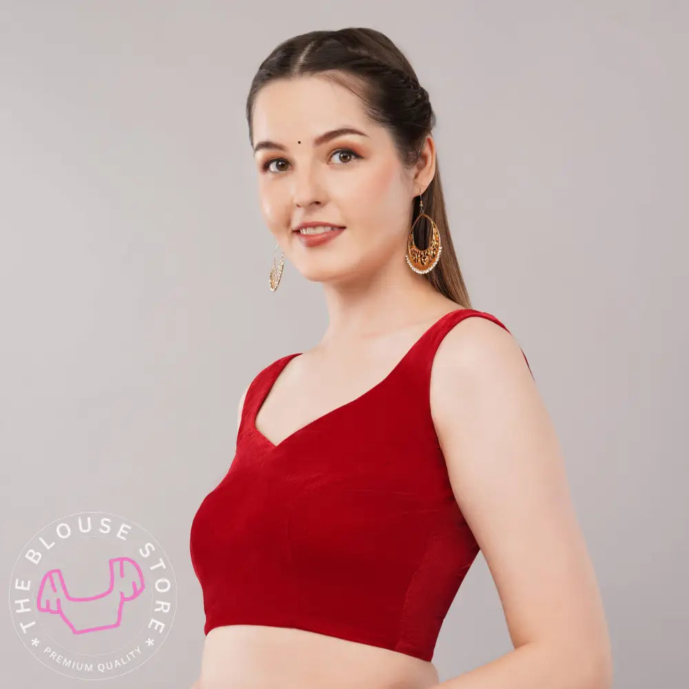 Chic Blouse Collection #54 - Gorgeous Maroon Blouse