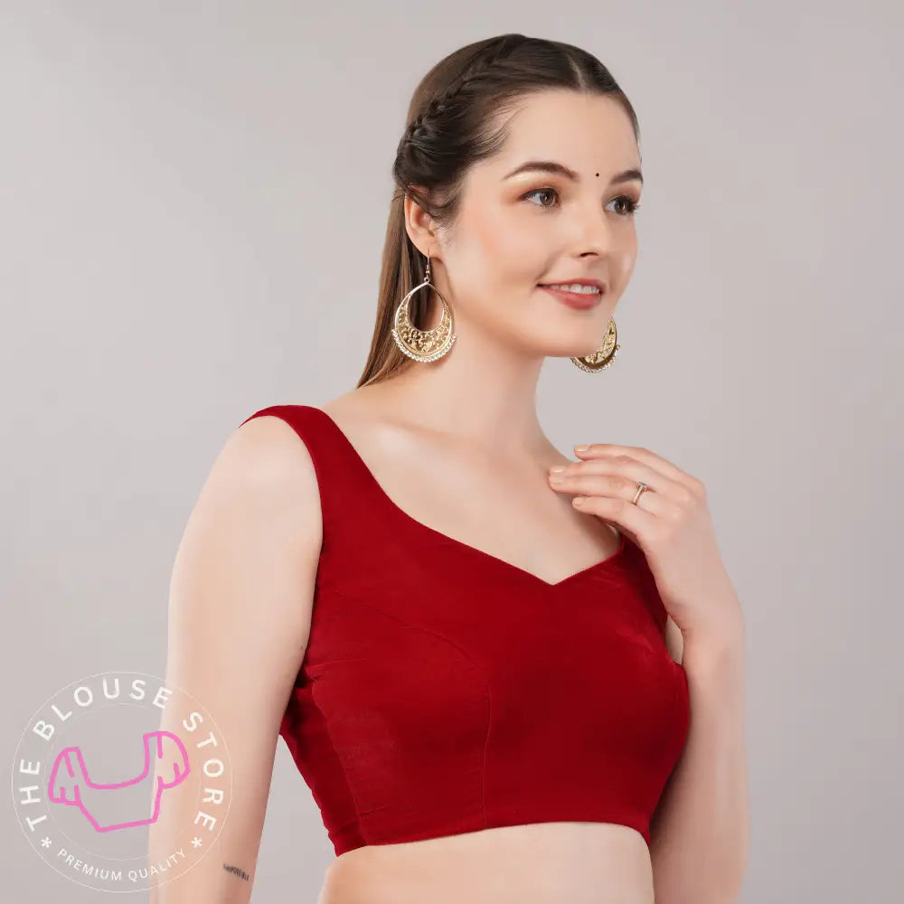 Chic Blouse Collection #54 - Gorgeous Maroon Blouse