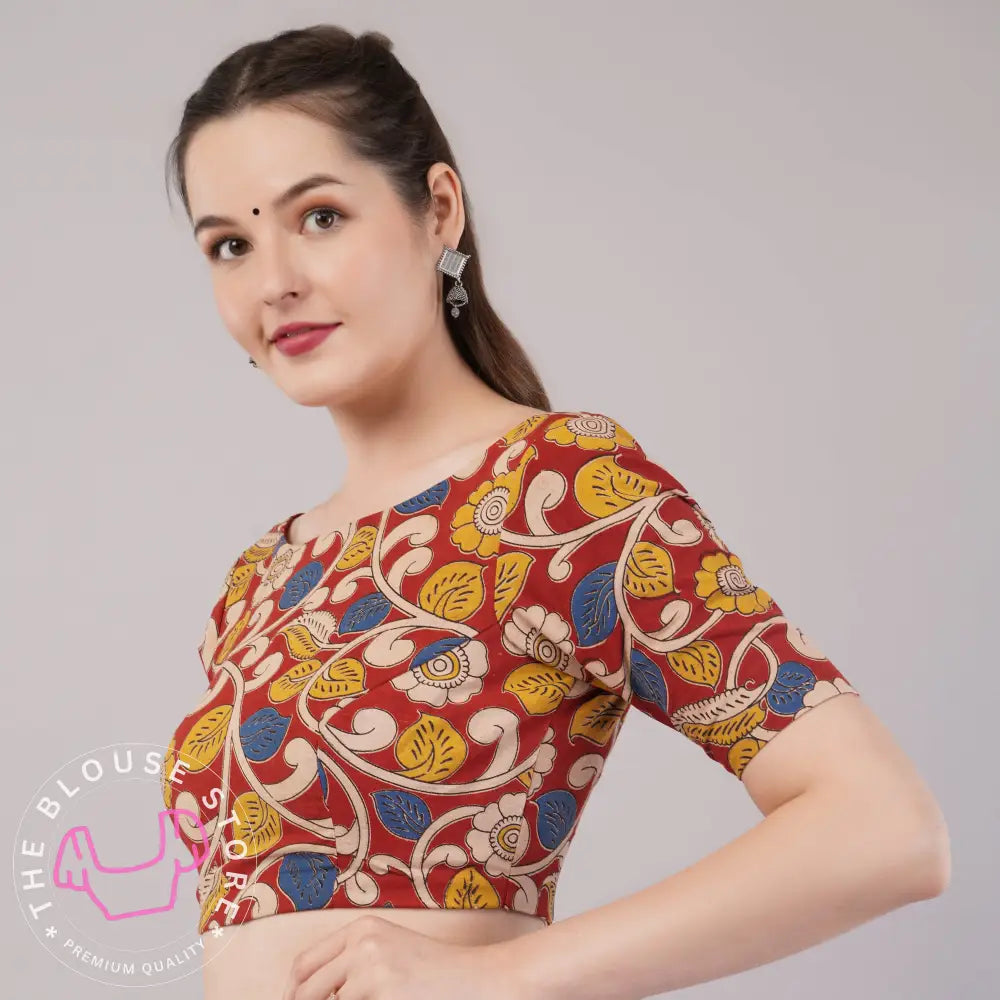 Kalamkari Blouse Collection #29 - Summer Wear Readymade Blouses for Modern Indian Woman