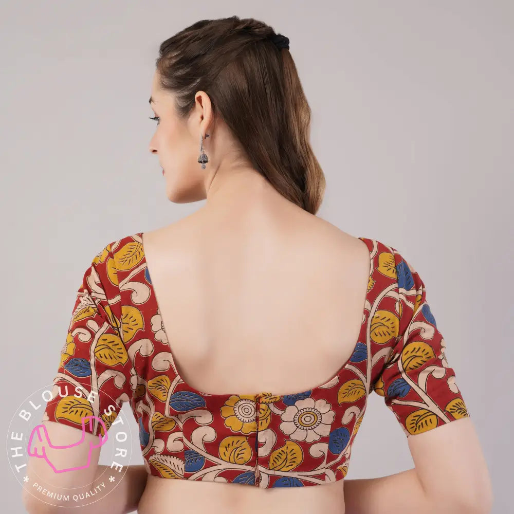 Kalamkari Blouse Collection #29 - Summer Wear Readymade Blouses for Modern Indian Woman