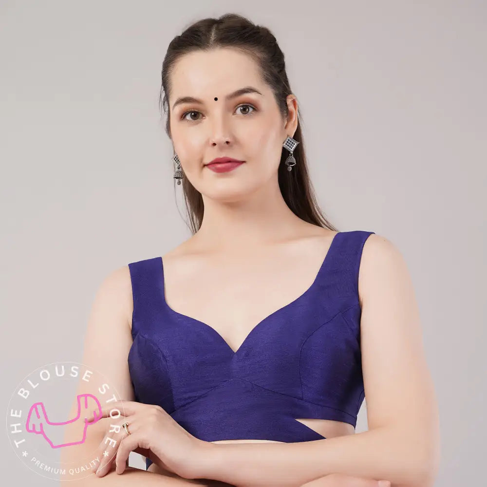 Trendy Sleeveless Blouse #35 - Party Wear Readymade Blouses for Modern Indian Woman