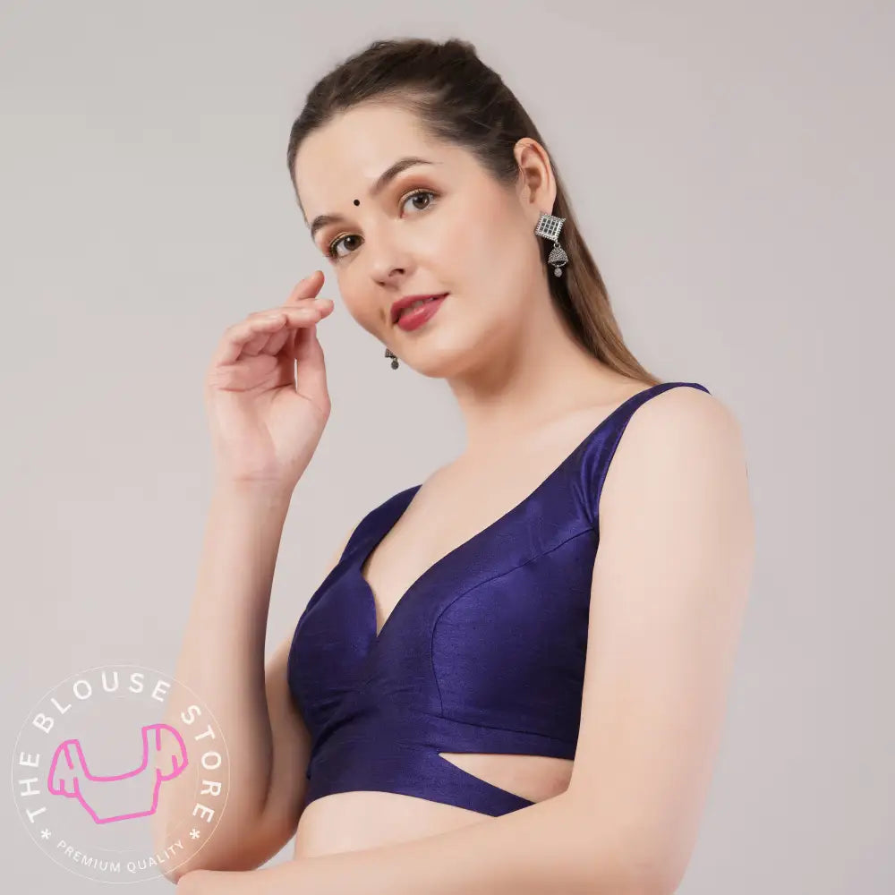 Trendy Sleeveless Blouse #35 - Party Wear Readymade Blouses for Modern Indian Woman