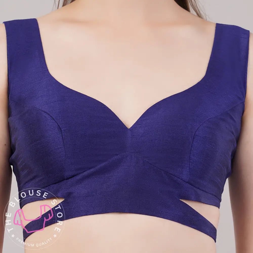 Trendy Sleeveless Blouse #35 - Party Wear Readymade Blouses for Modern Indian Woman
