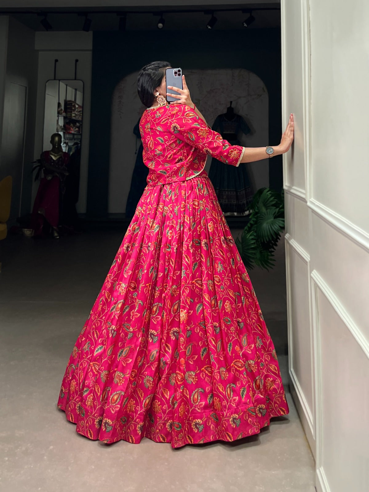 Wedding Special Collection Floral Lehenga Choli W909