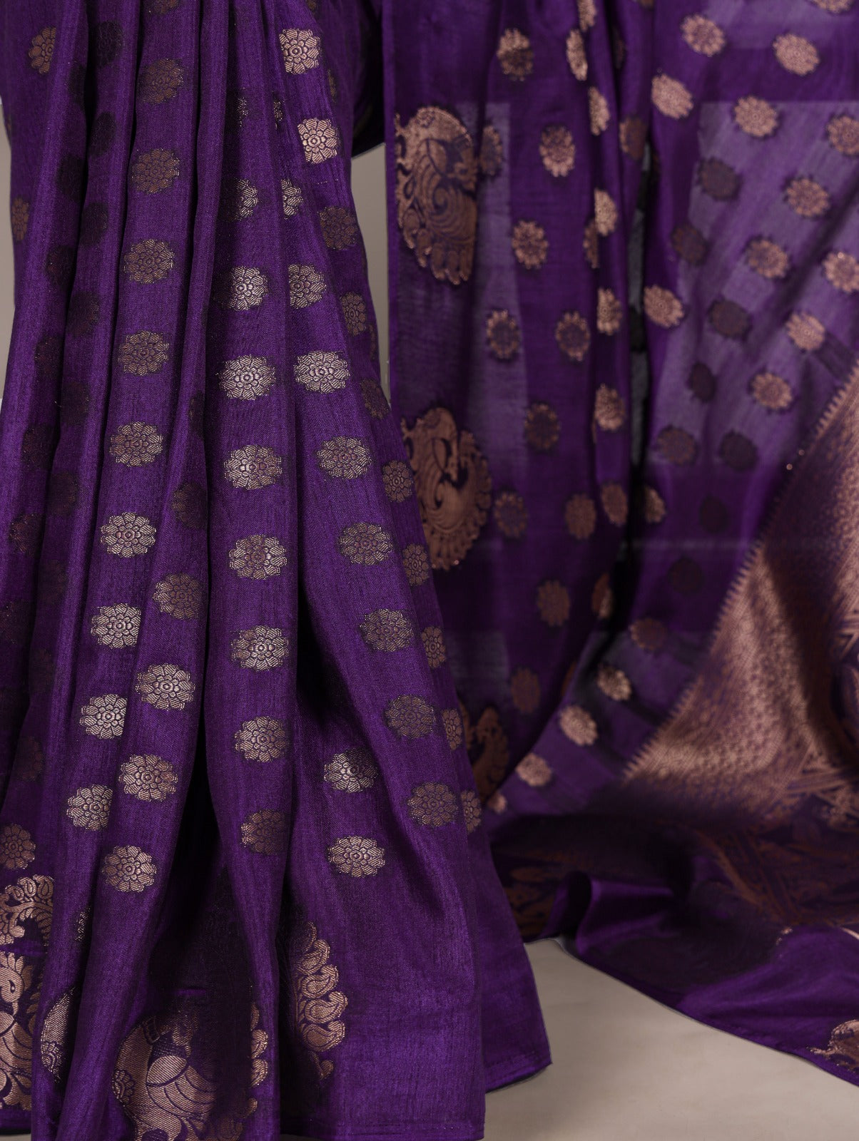 Latest Trendy Sarees 809 - Purple