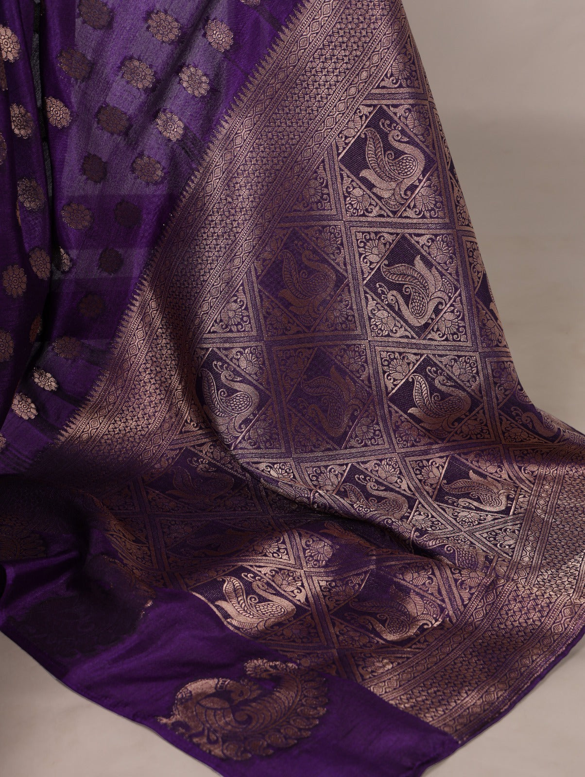 Latest Trendy Sarees 809 - Purple