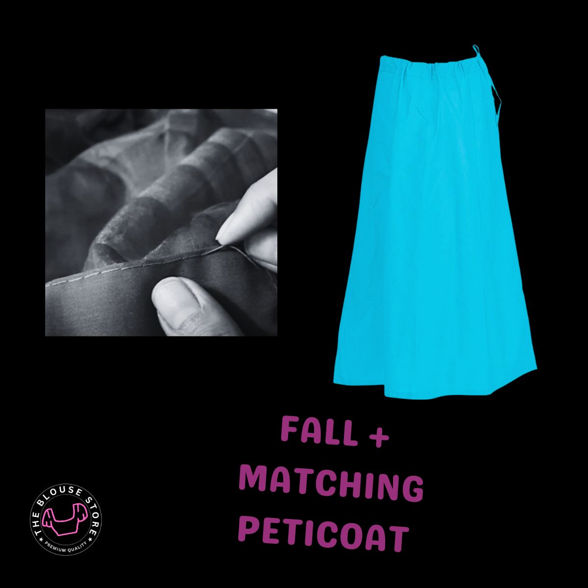 Saree Fall & Custom Blouse Stitching Service Online by MyTailor.in