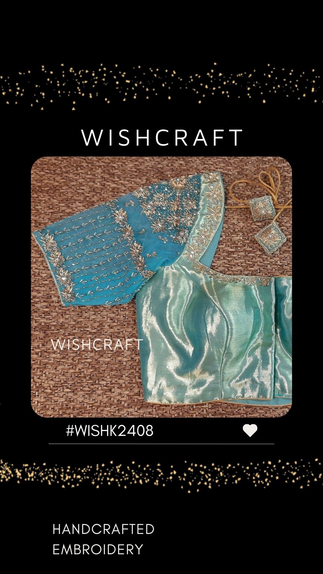 Shirilekha Designer Blouse with Handwork Embroidery
