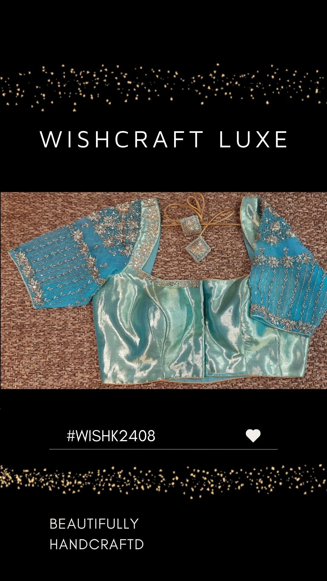 Shirilekha Designer Blouse with Handwork Embroidery