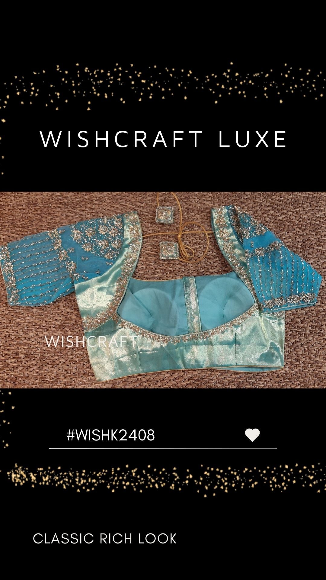 Shirilekha Designer Blouse with Handwork Embroidery
