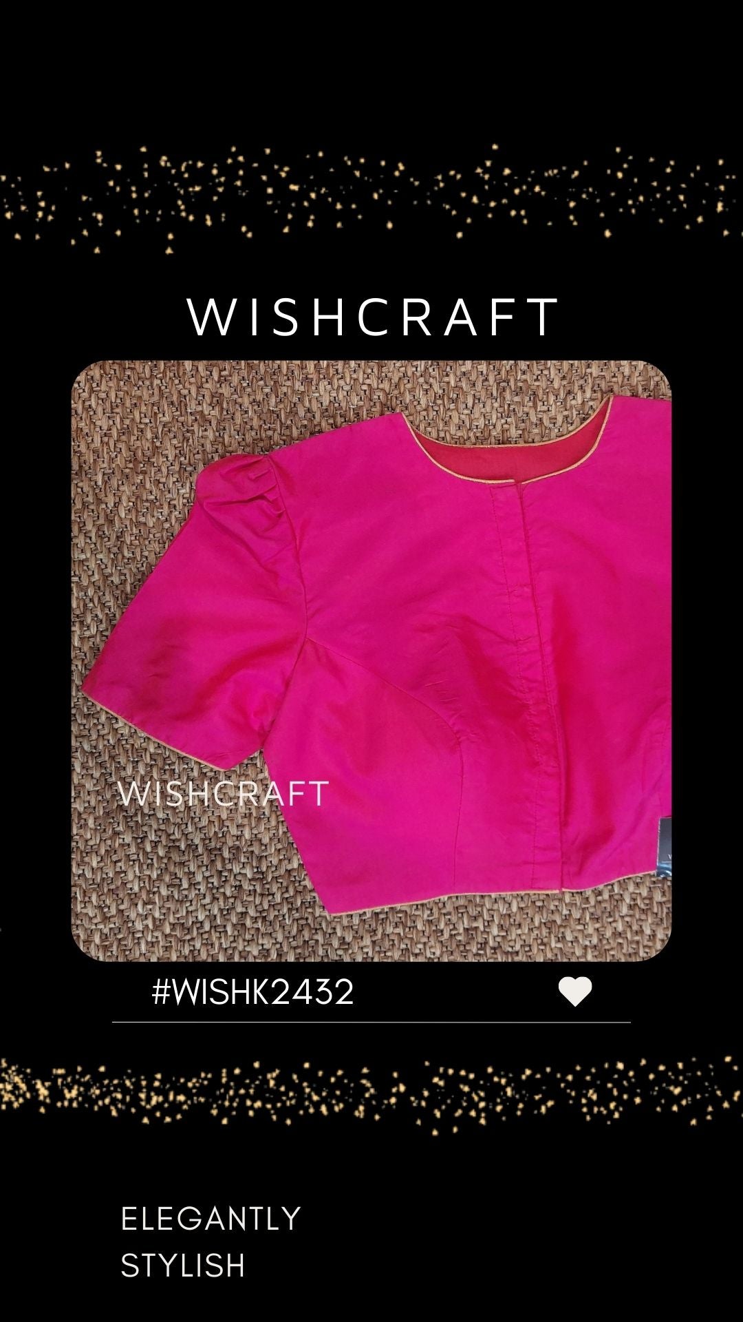 high neck blouse in pink color