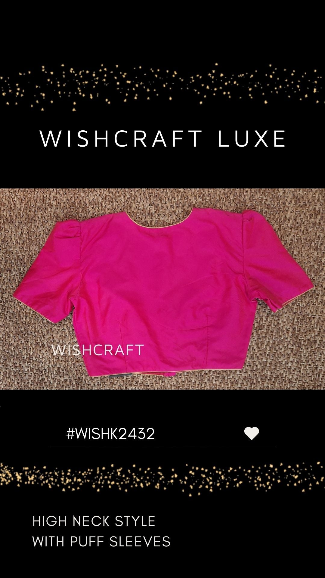 pink high neck blouse