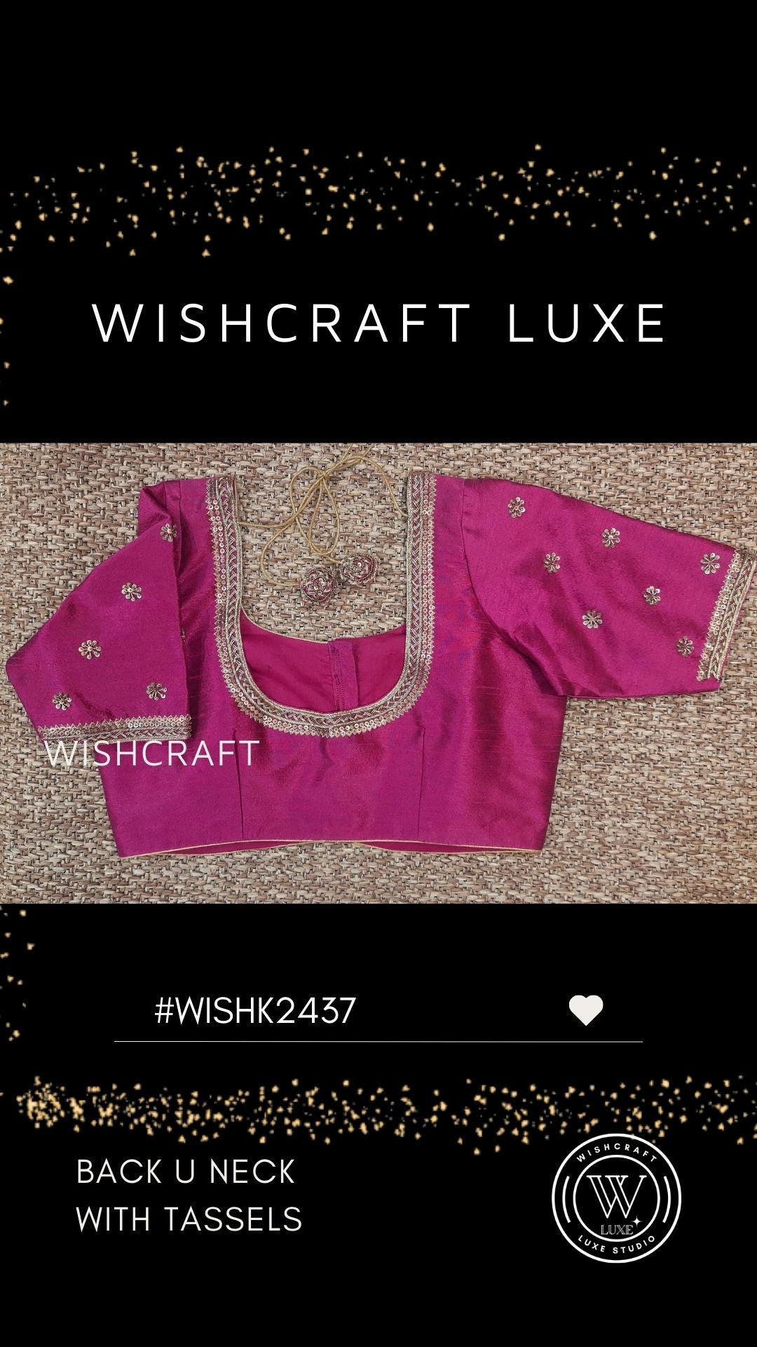 pink blouse with embroidery