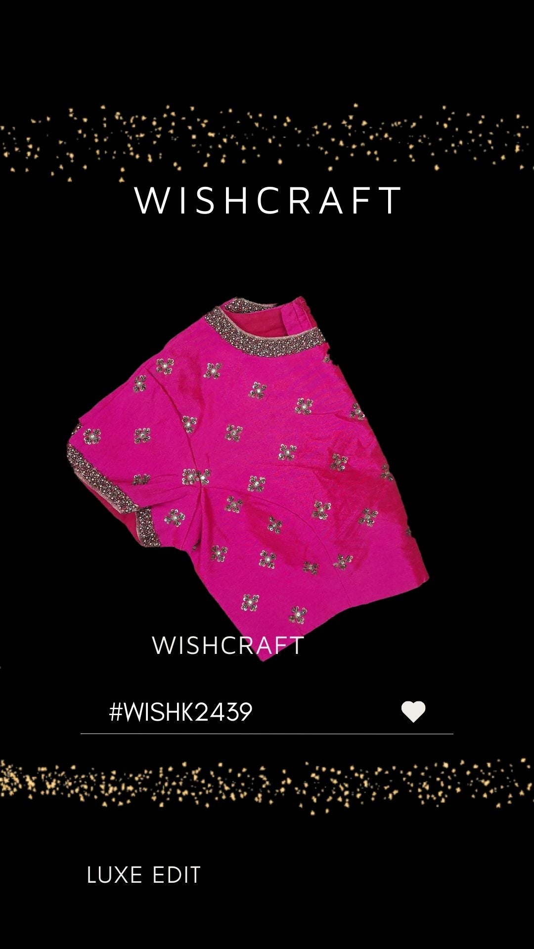 Radhika High-Neck Blouse with Simple Handwork