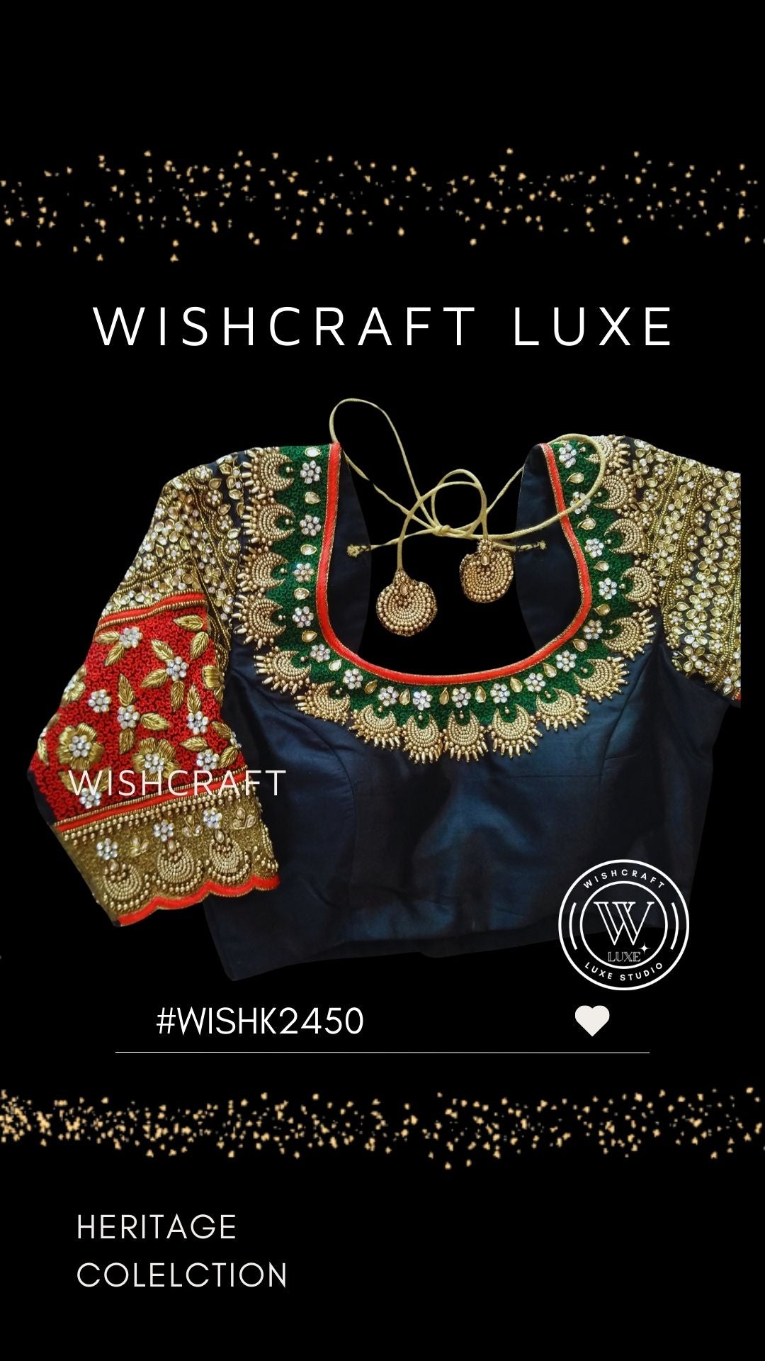 The Dream. Designer Blouse with Exquisite Handwork