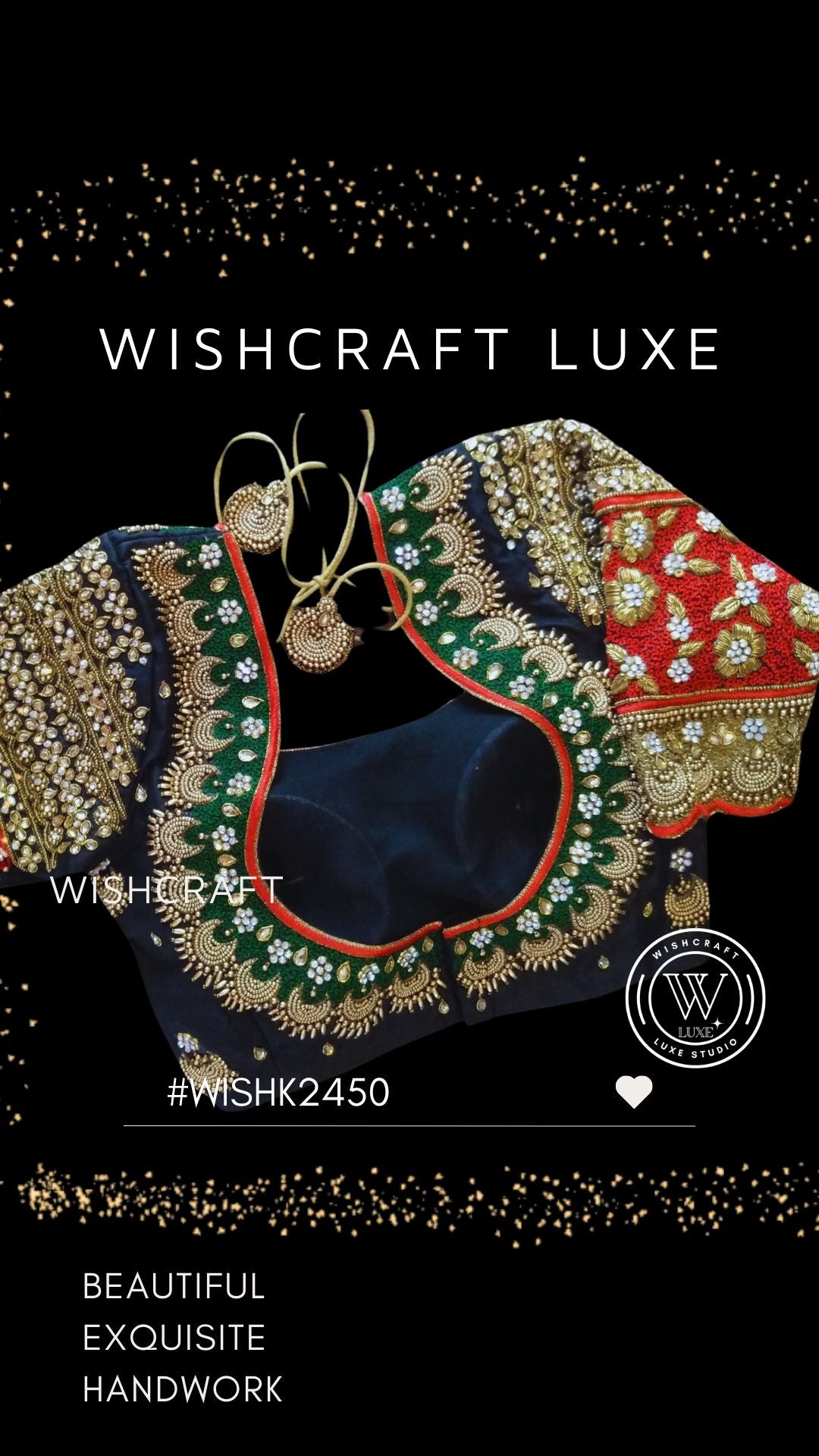 The Dream. Designer Blouse with Exquisite Handwork