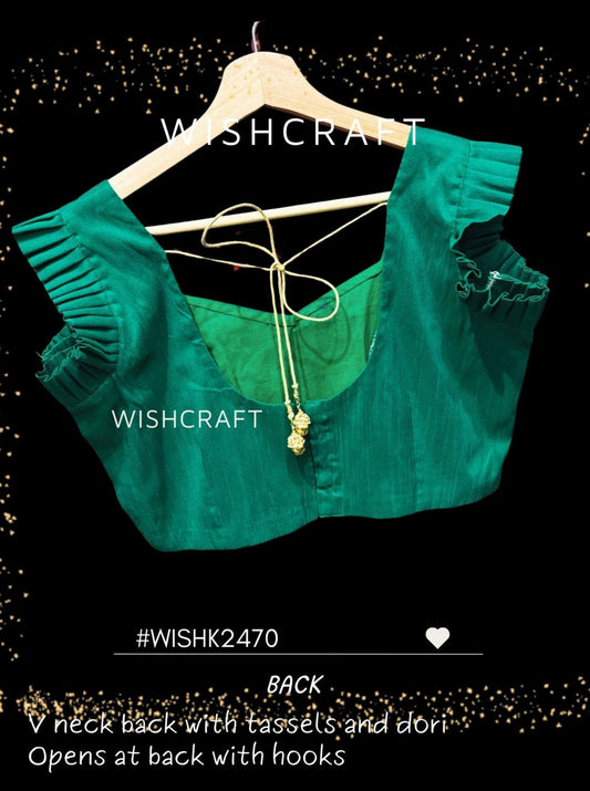 Radhika Style Trendy Saree Blouse | Limited edition Blouses | Wishcraft Boutique