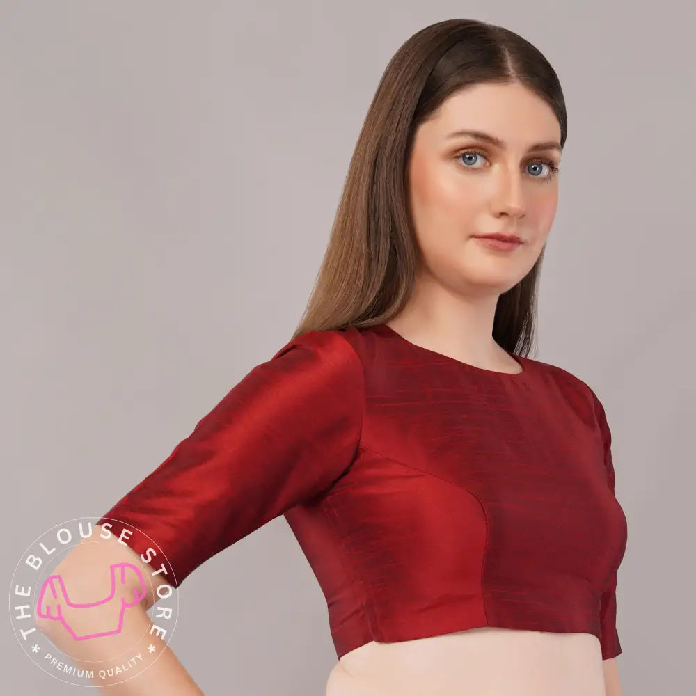 Trendy Blouse Collection #17 - High Neck Readymade Blouses for Modern Woman