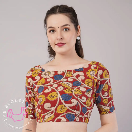 Kalamkari Blouse Collection #29 - Summer Wear Readymade Blouses for Modern Indian Woman