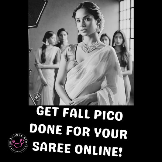 Saree Fall & Custom Blouse Stitching Service Online by MyTailor.in