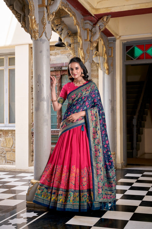 Trendy Collection Pink Lehenga Choli W809
