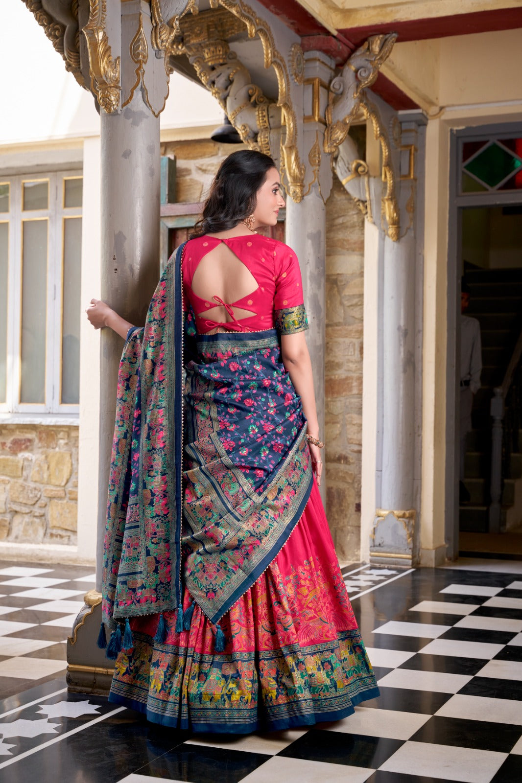 Trendy Collection Pink Lehenga Choli W809