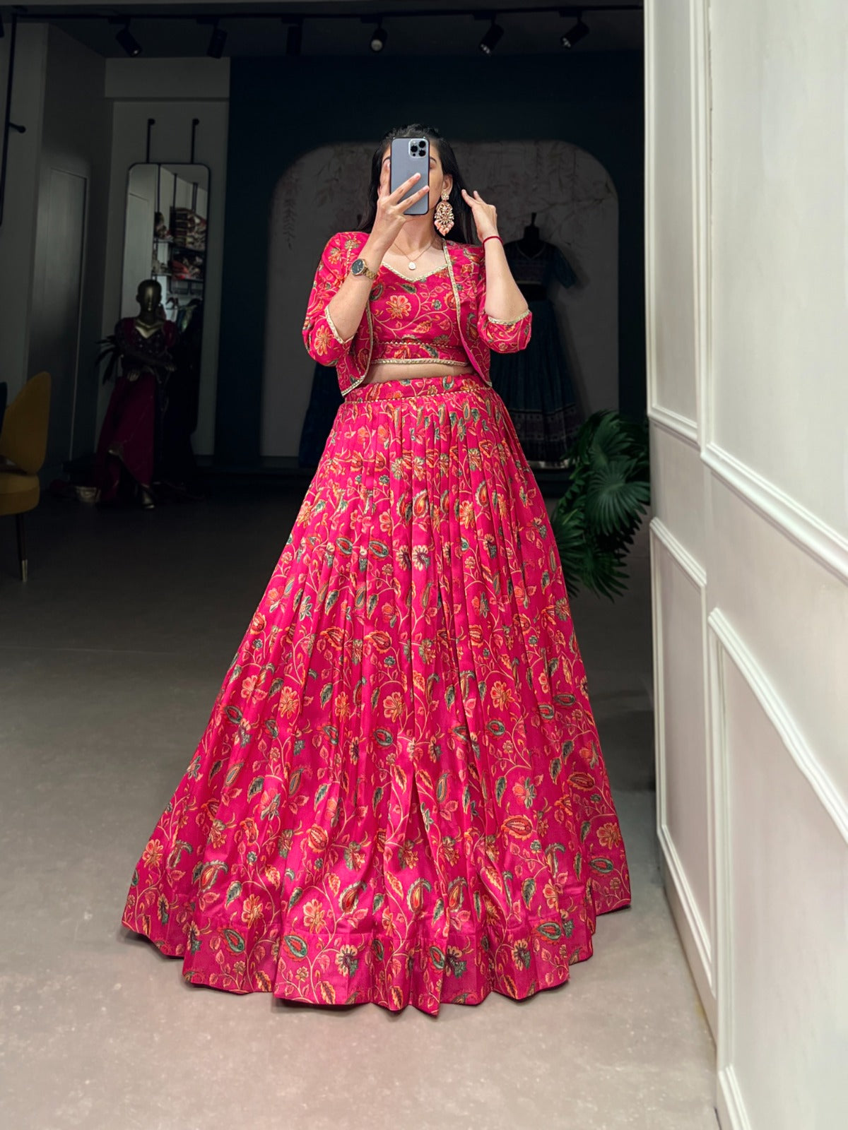 Wedding Special Collection Floral Lehenga Choli W909