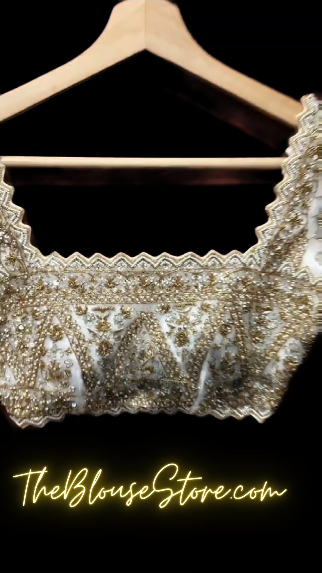 bridal blouse with beautiful handwork embroidery 